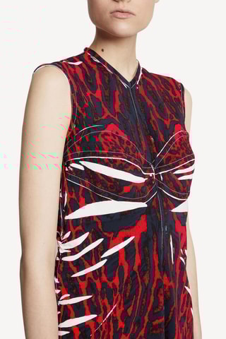 Abito lungo senza maniche - Rosso - Proenza