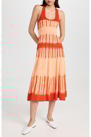 Abito midi senza maniche - Arancione - Proenza