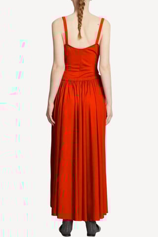 Abito midi senza maniche - Rosso - Proenza