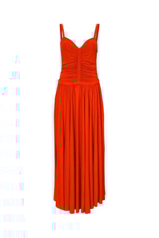 Abito midi senza maniche - Rosso - Proenza