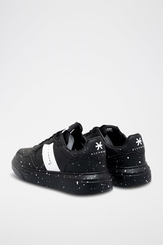 Sneakers de couro - Preto e branco
