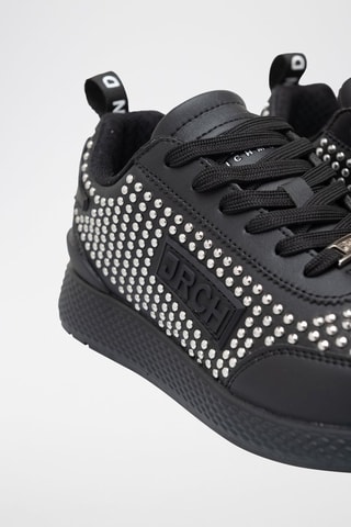 Sneakers de couro - Preto