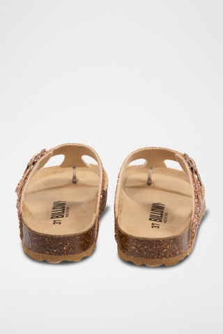 Sandálias Dourado-rosa