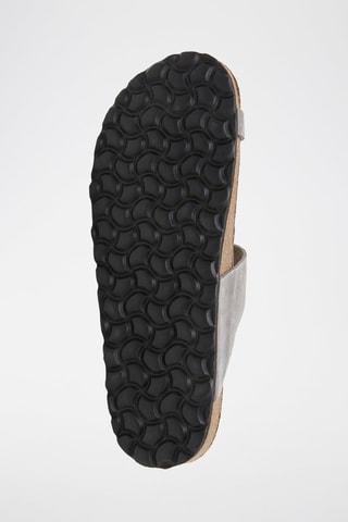 Sandálias em couro - Cinzento