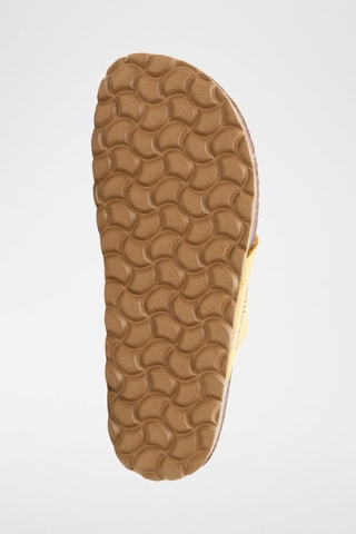 Sandálias em couro - Mostarda