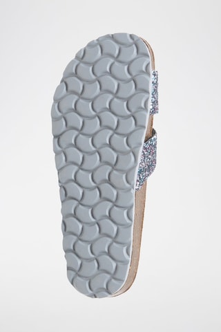 Mules - Bleu et rose