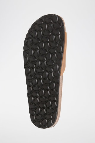 Mules em couro - Castanho