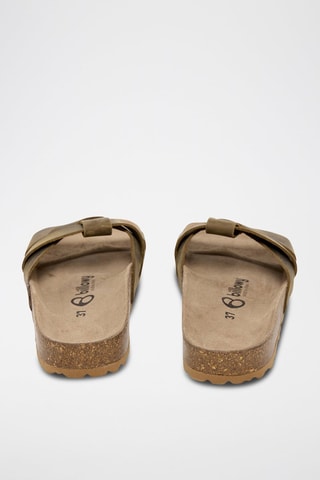 Mules en cuir - Marron