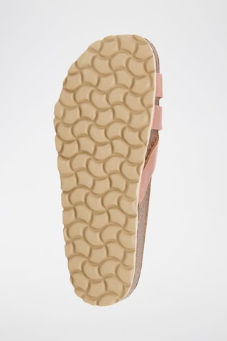 Mules em couro - Rosa