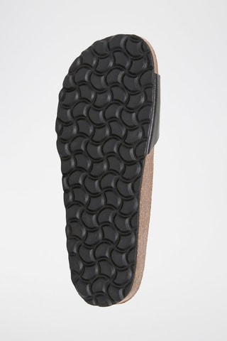 Mules en cuir - Noir