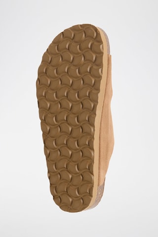 Mules em couro - Laranja