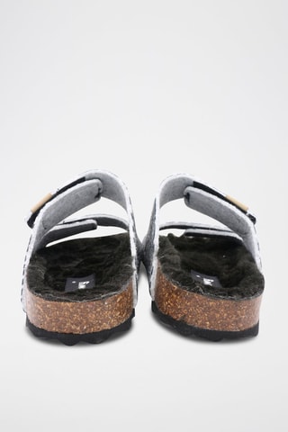 Mules Branco e preto