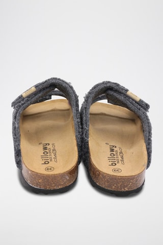 Mules Rosso Antracite