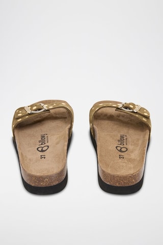 Mules em nobuck - Caqui