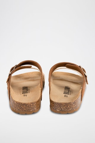 Mules em nobuck Castanho-escuro