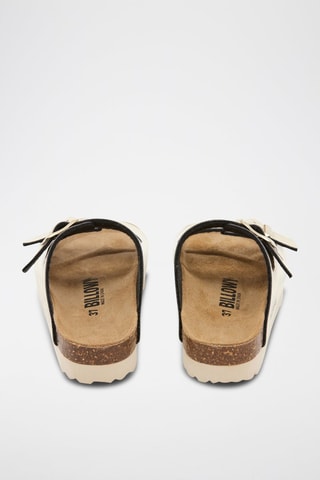 Mules com plataforma - Dourado