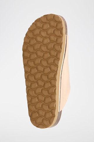 Mules com plataforma - Dourado-rosa