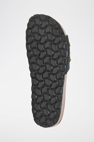 Mules en nubuck - Noir