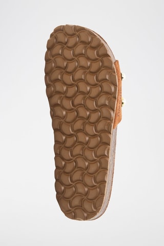 Mules en nubuck - Camel