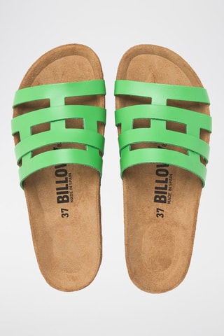 Mules en cuir - Vert