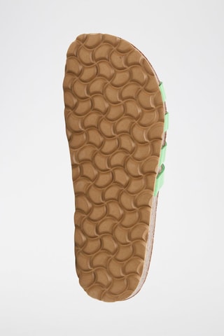 Mules en cuir - Vert