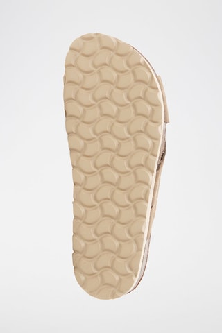 Mules en nubuck - Marron clair