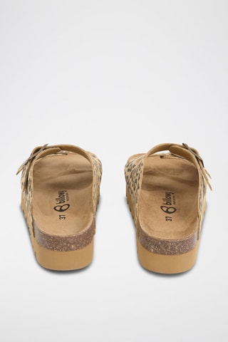 Mules à plateforme - Marron