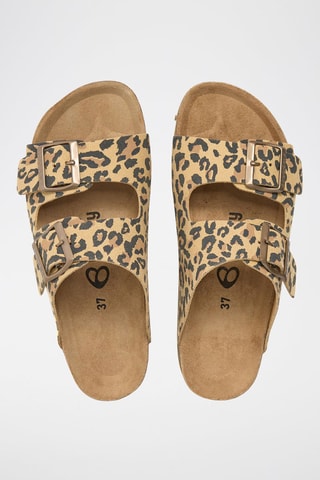 Mules à plateforme - Marron