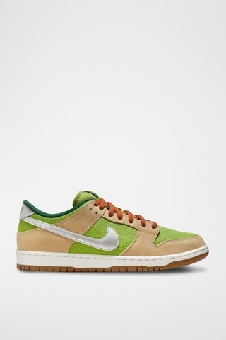 SB Dunk Low Pro en nubuck - Vert - Nike