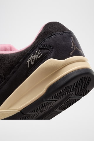 Jordan Flight Court en cuir - Noir