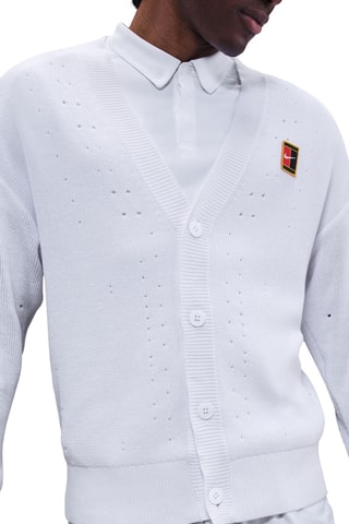 Gilet de tennis Nike Court Slam - Blanc