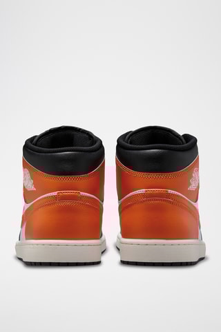 Air Jordan 1 en cuir - Blanc et orange