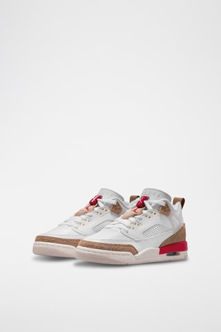 Jordan Spizike en cuir - Blanc et rouge