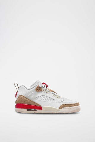 Jordan Spizike en cuir - Blanc et rouge
