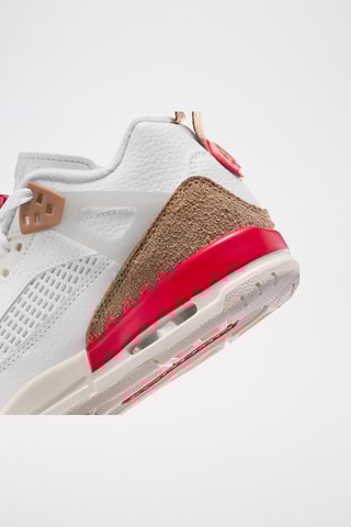 Jordan Spizike en cuir - Blanc et rouge