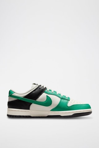 Nike Dunk Low en cuir - Vert clair et noir