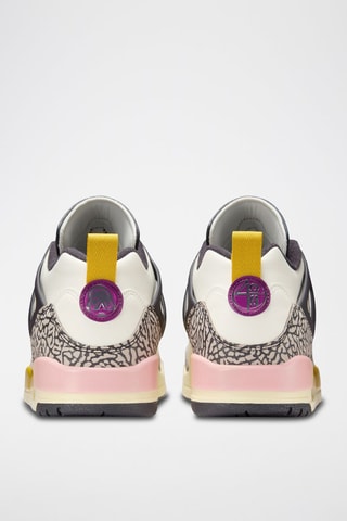 Jordan Spizike en cuir - Blanc et noir