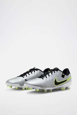 Nike Tiempo Legend 10 Academy MG en cuir - Gris