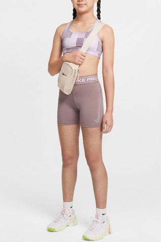 Panty taille haute Nike Pro - Taupe