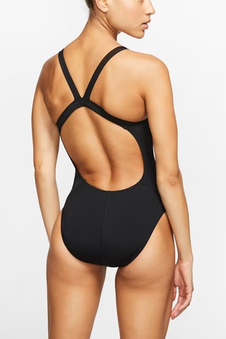 Maillot 1 pièce Poly Solid - Noir