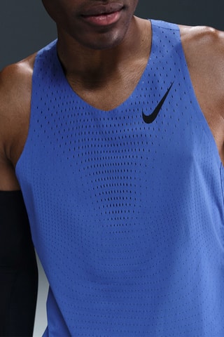 Débardeur de running Nike AeroSwift - Bleu roi