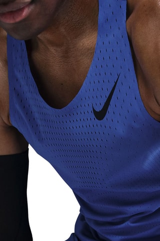 Débardeur de running Nike AeroSwift - Bleu roi