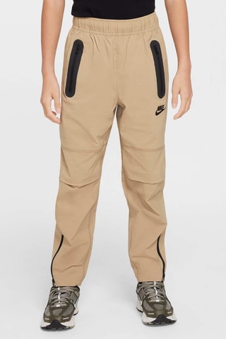 Pantalon Nike Sportswear Tech Woven - Beige et noir
