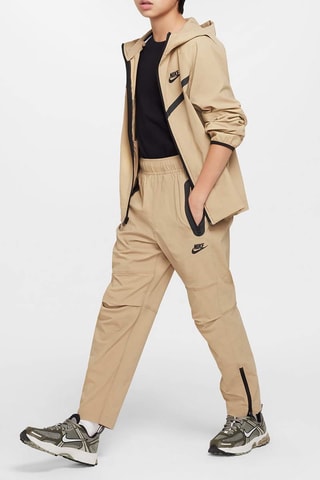 Pantalon Nike Sportswear Tech Woven - Beige et noir