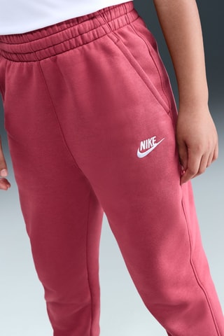 Pantalon polaire taille haute Sportswear Club - Rouge