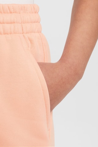 Pantalon polaire taille haute Sportswear Club - Saumon