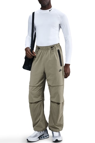 Pantalon oversize Nike Tech - Beige clair