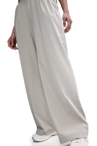 Pantalon ample taille haute - Ecru