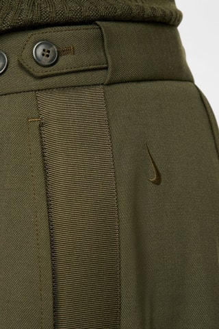 Pantalon en laine - Vert olive