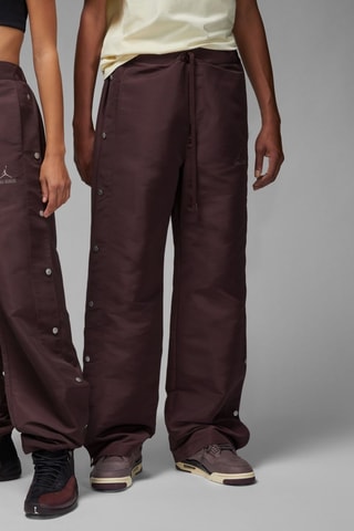 Pantalon taille haute - Marron